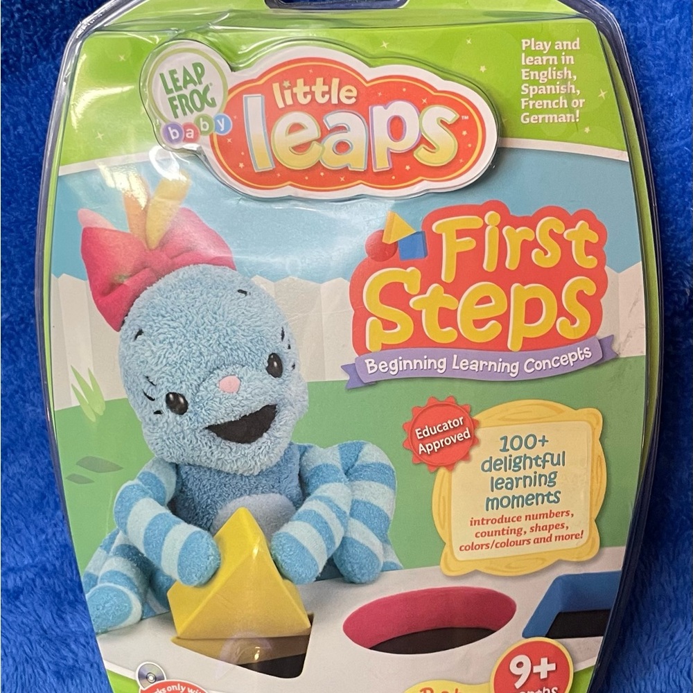 NEW 2006 Leap Frog Little Leaps First Steps Beginning Learning Concepts 9+Months